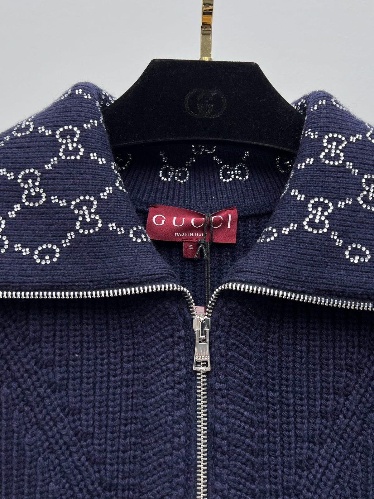 GG 25 Jacket Navy Blue Wool 0030