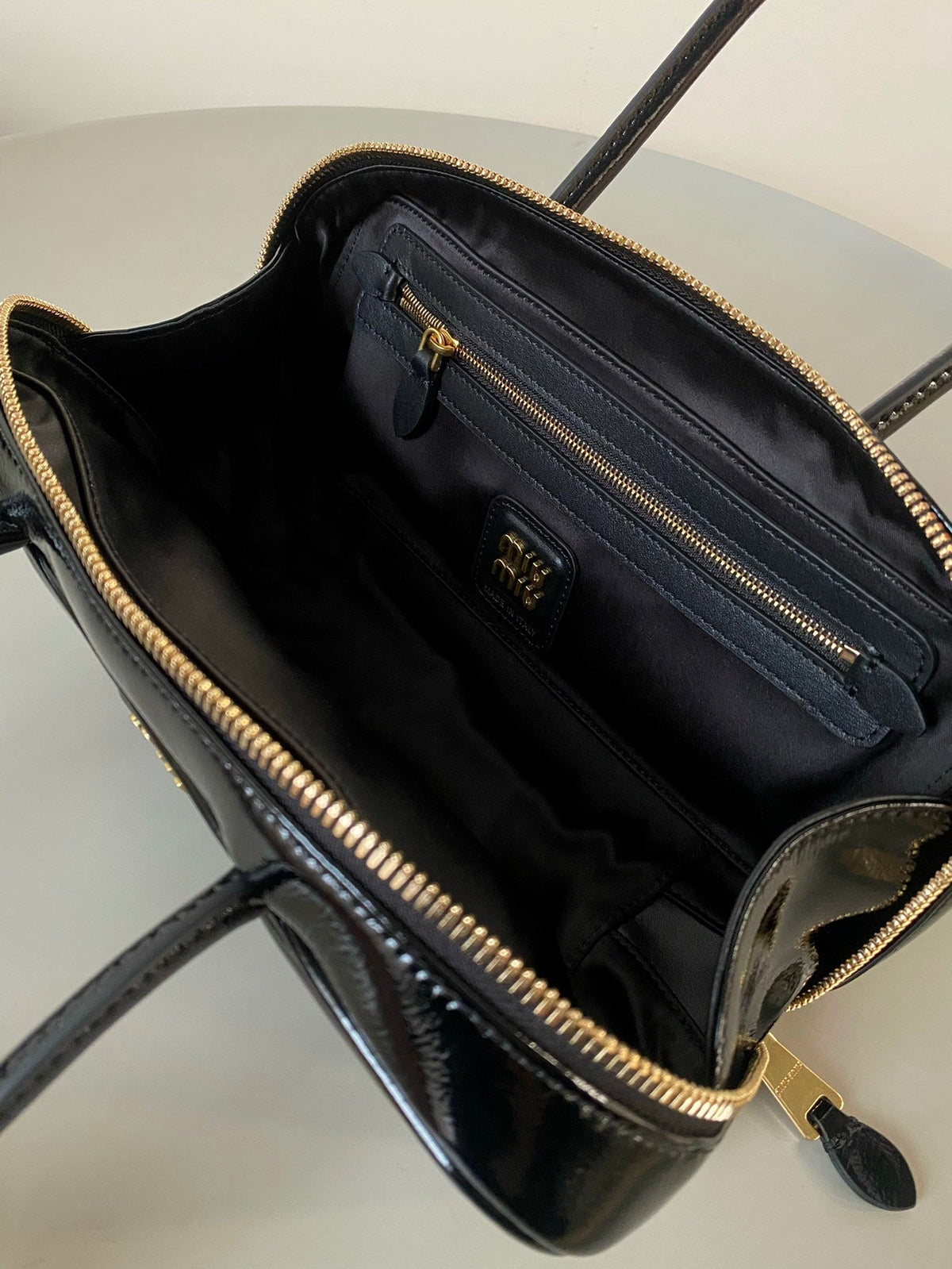 Beau Naplak 27cm Black Patent Leather