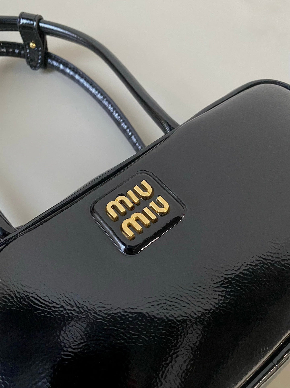 Beau Naplak 27cm Black Patent Leather