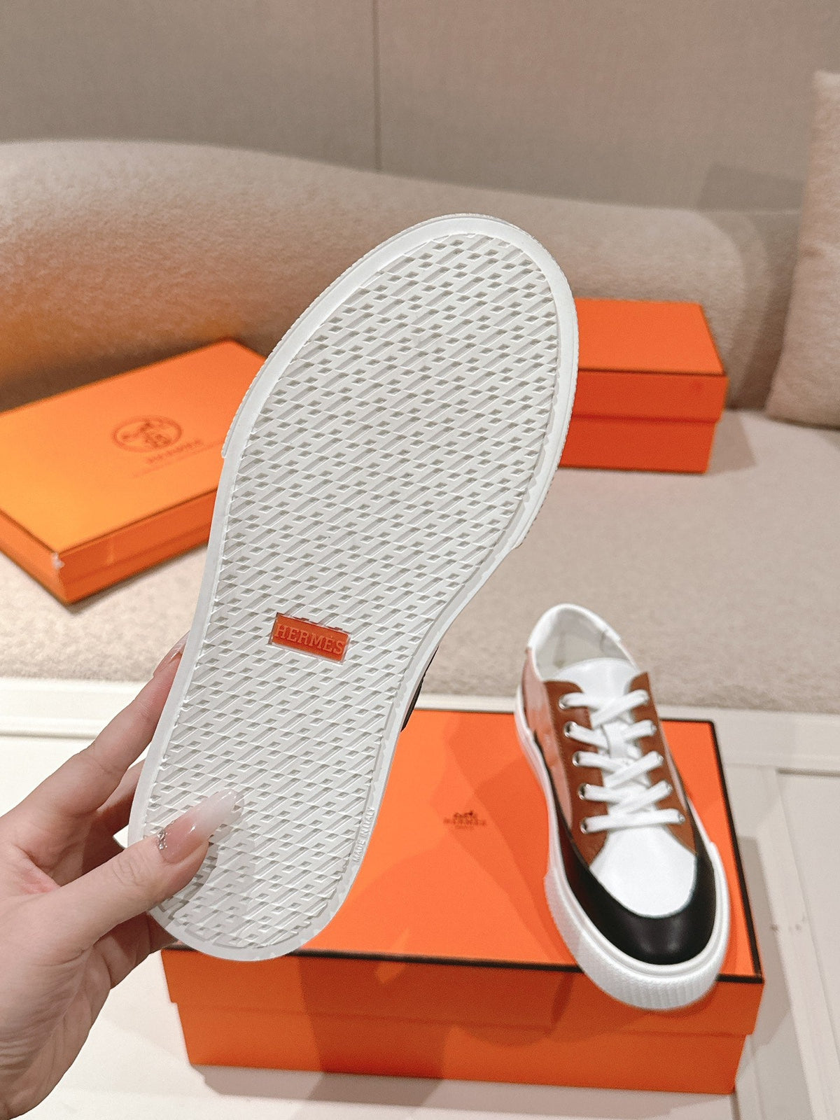 HM 25ss Sneakers Colorful Cowhide 577543