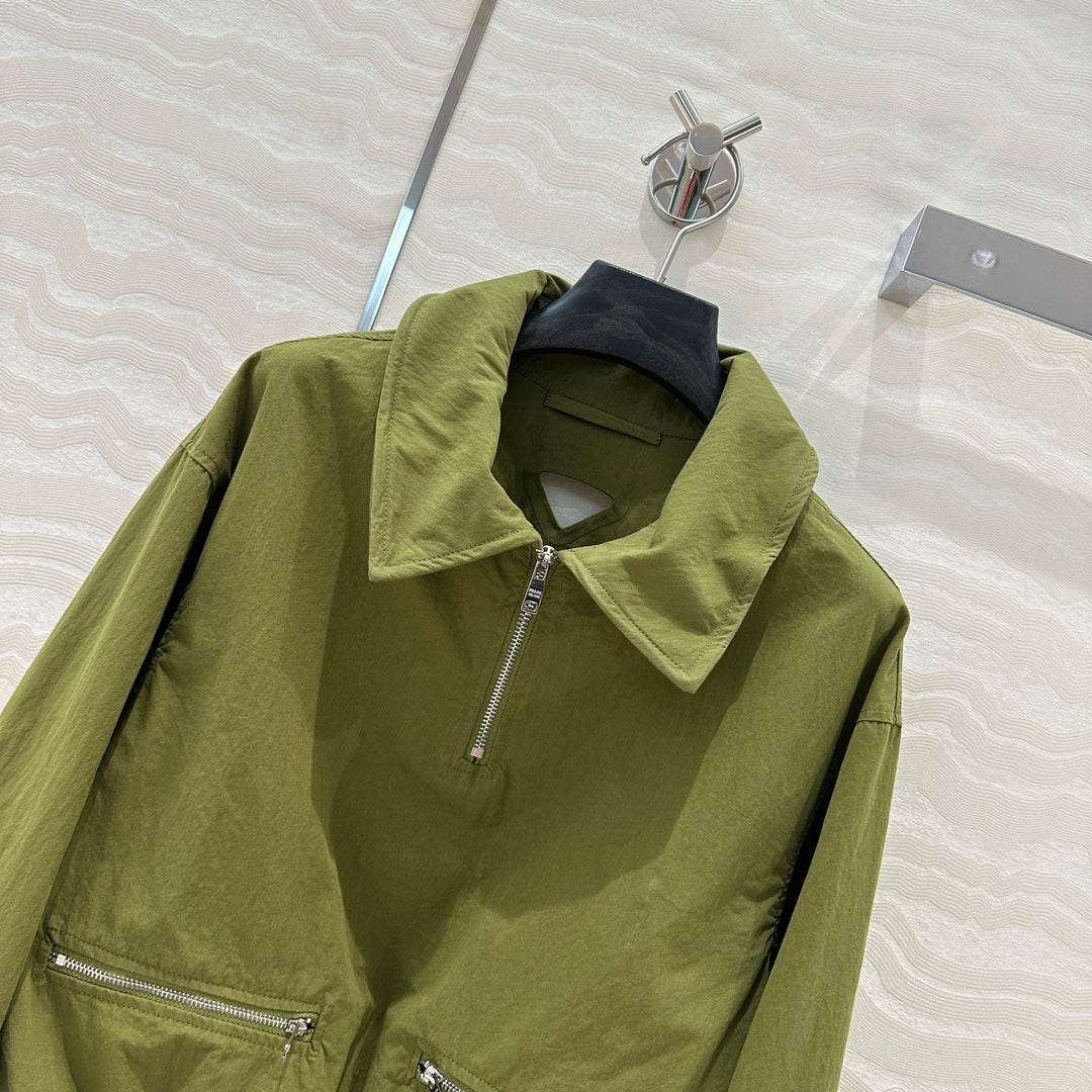 Prada 25 Jacket Green Cotton