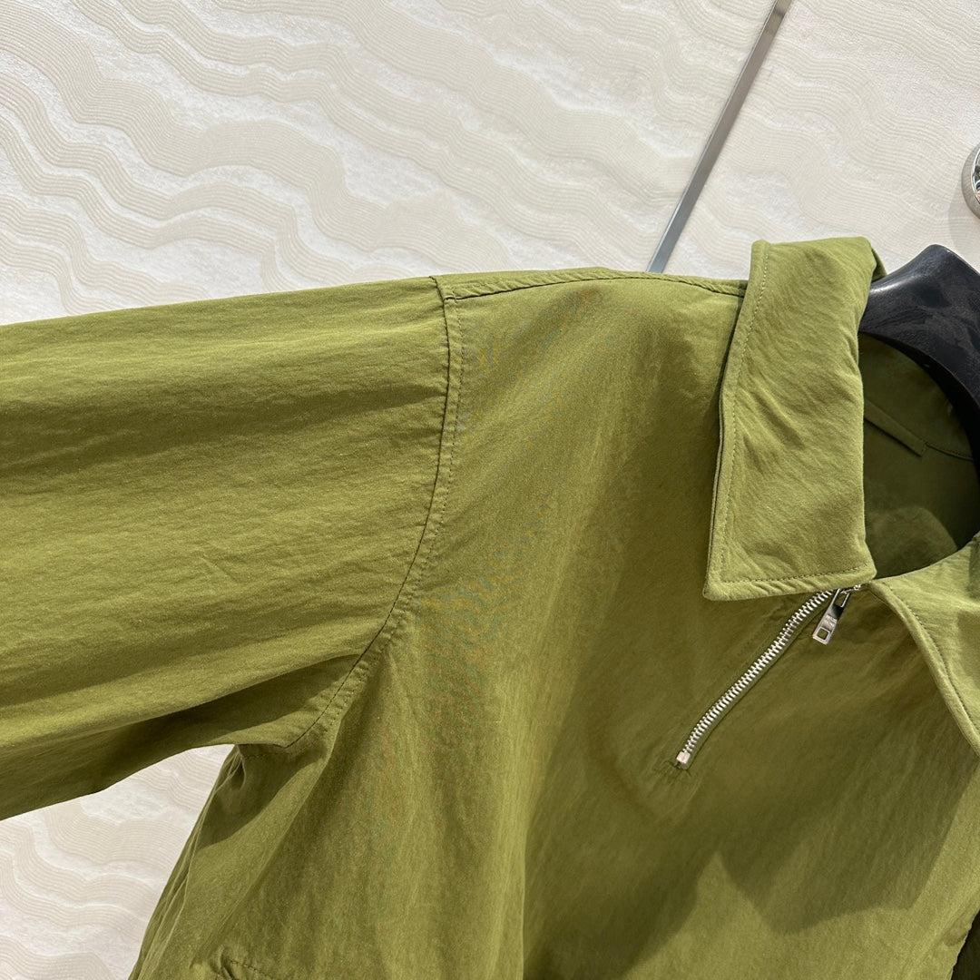 Prada 25 Jacket Green Cotton