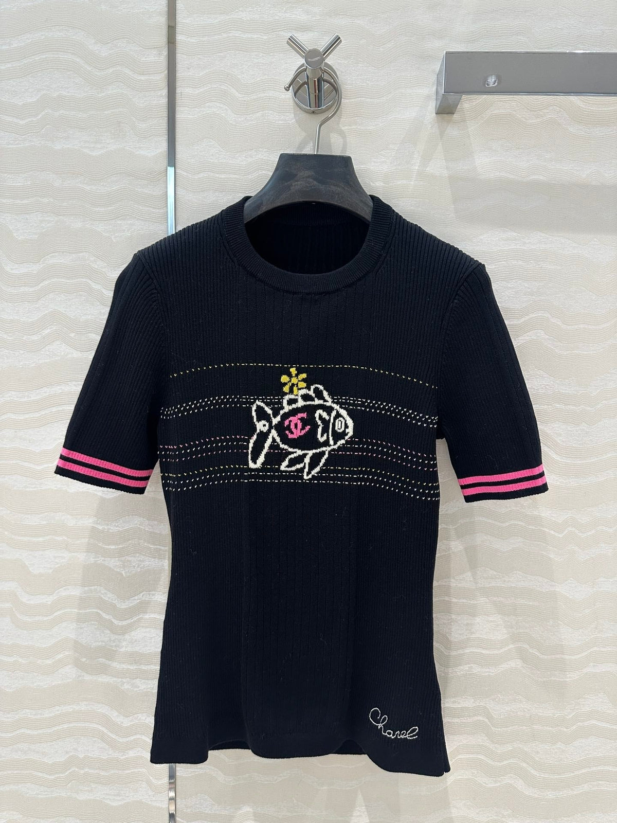 CC 25 T- shirt Black Wool