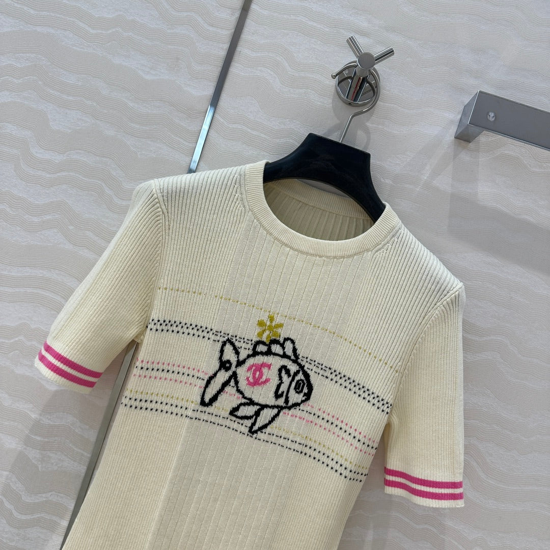 CC 25 T- shirt Ivory Wool