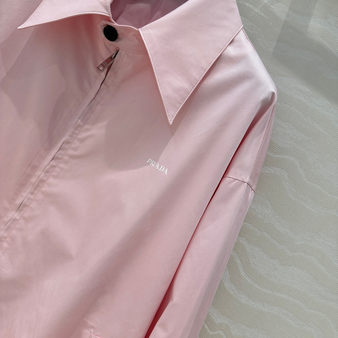 Prada Old Cadre Jacket Pink Cotton