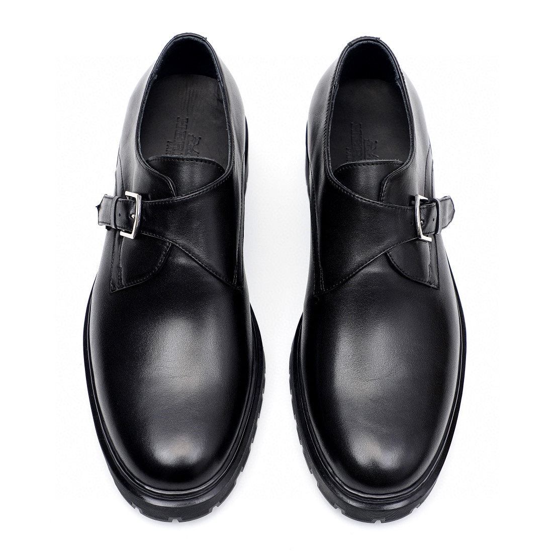 HM Men's Loafer  Black Calfskin 616537