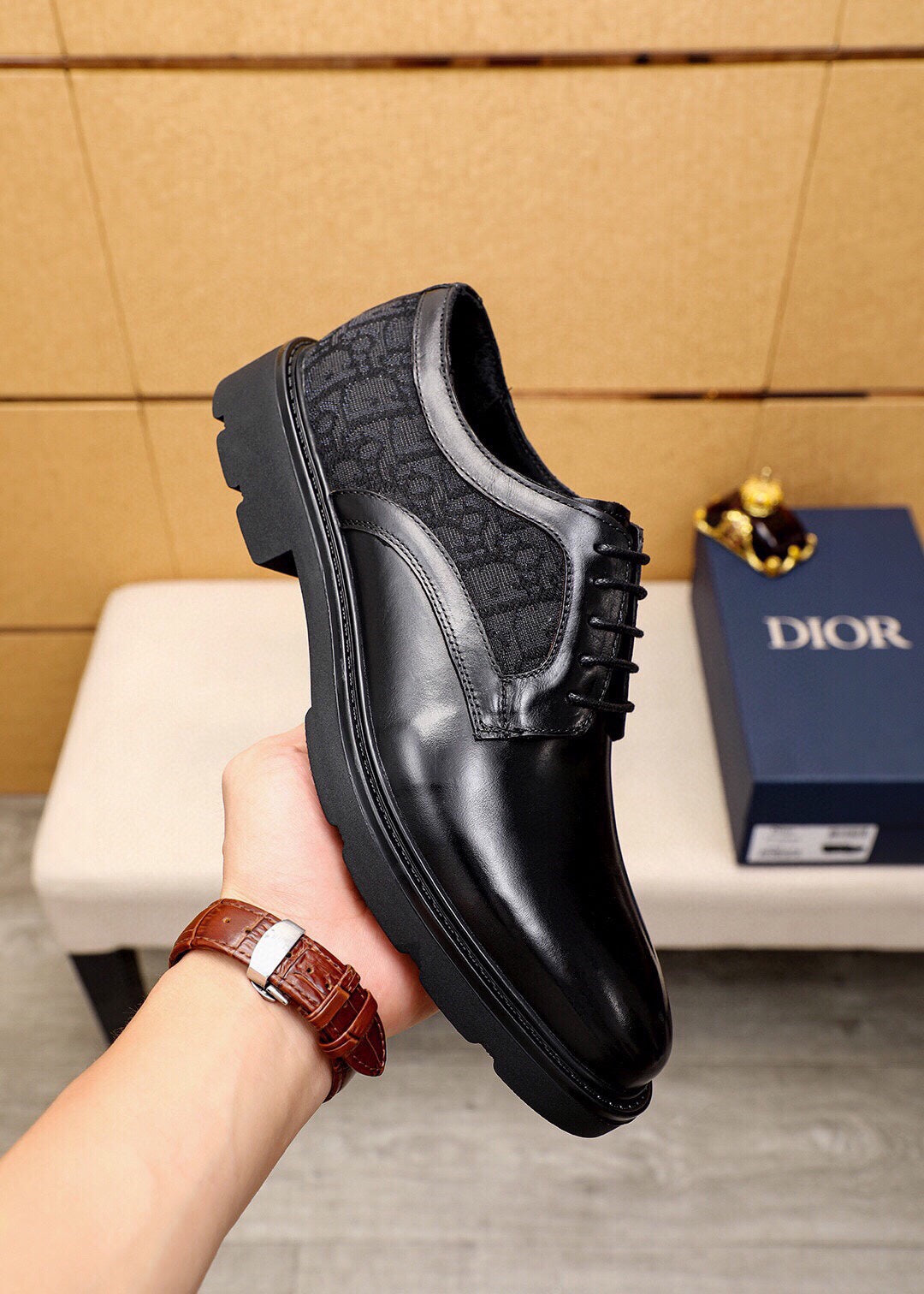 CD Explorer Derby Shoe Black Calfskin 638918