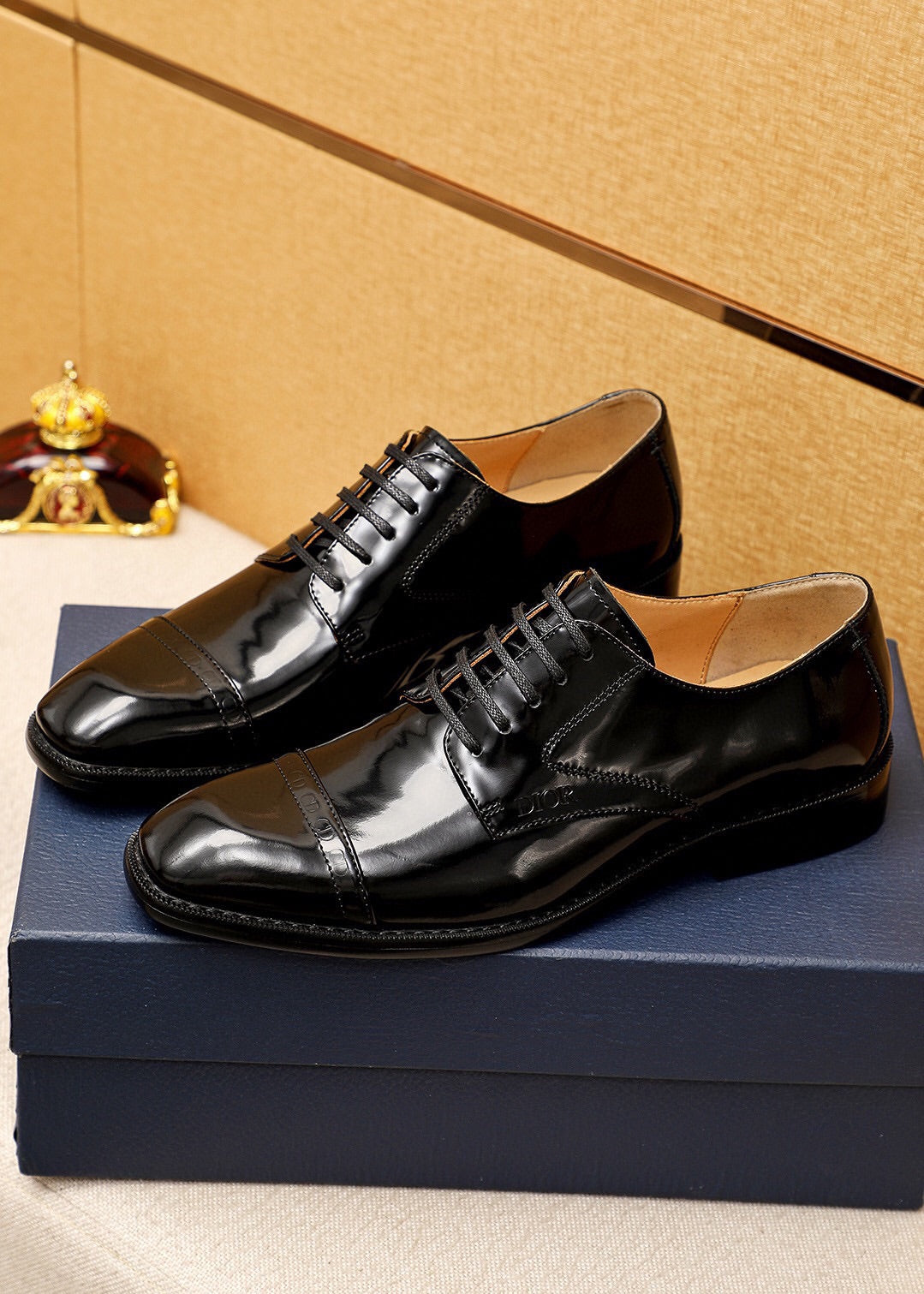 CD Derby Shoe Black Patent Leather 638976