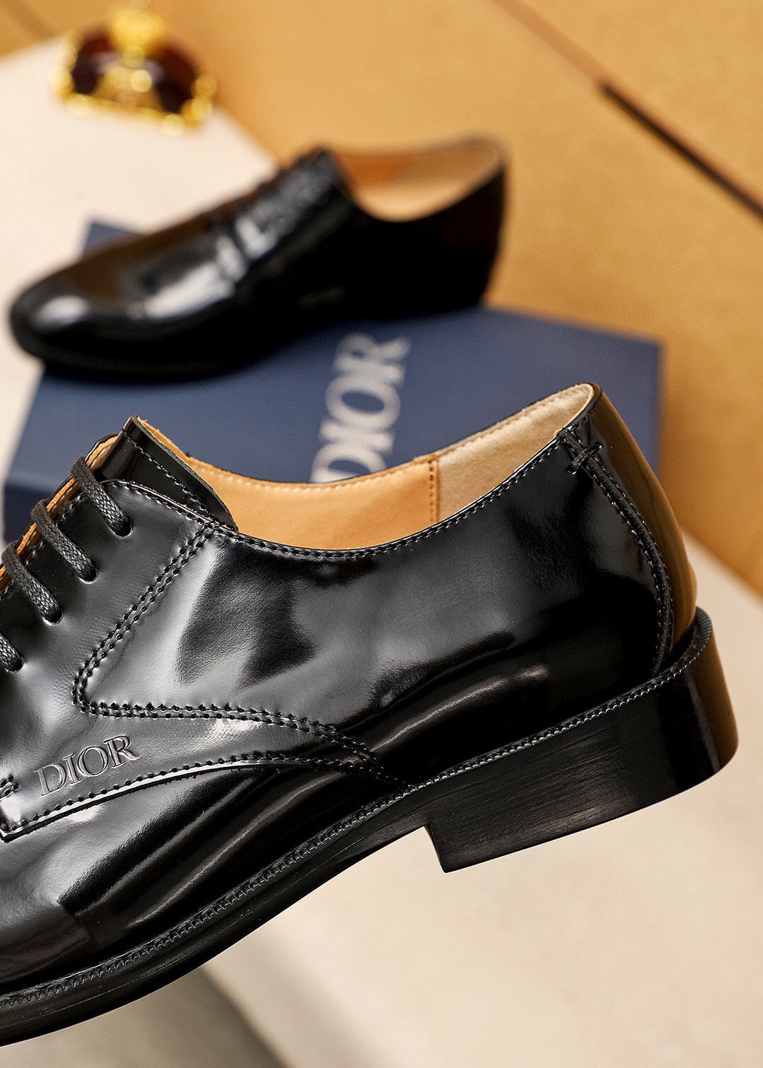 CD Derby Shoe Black Patent Leather 638976