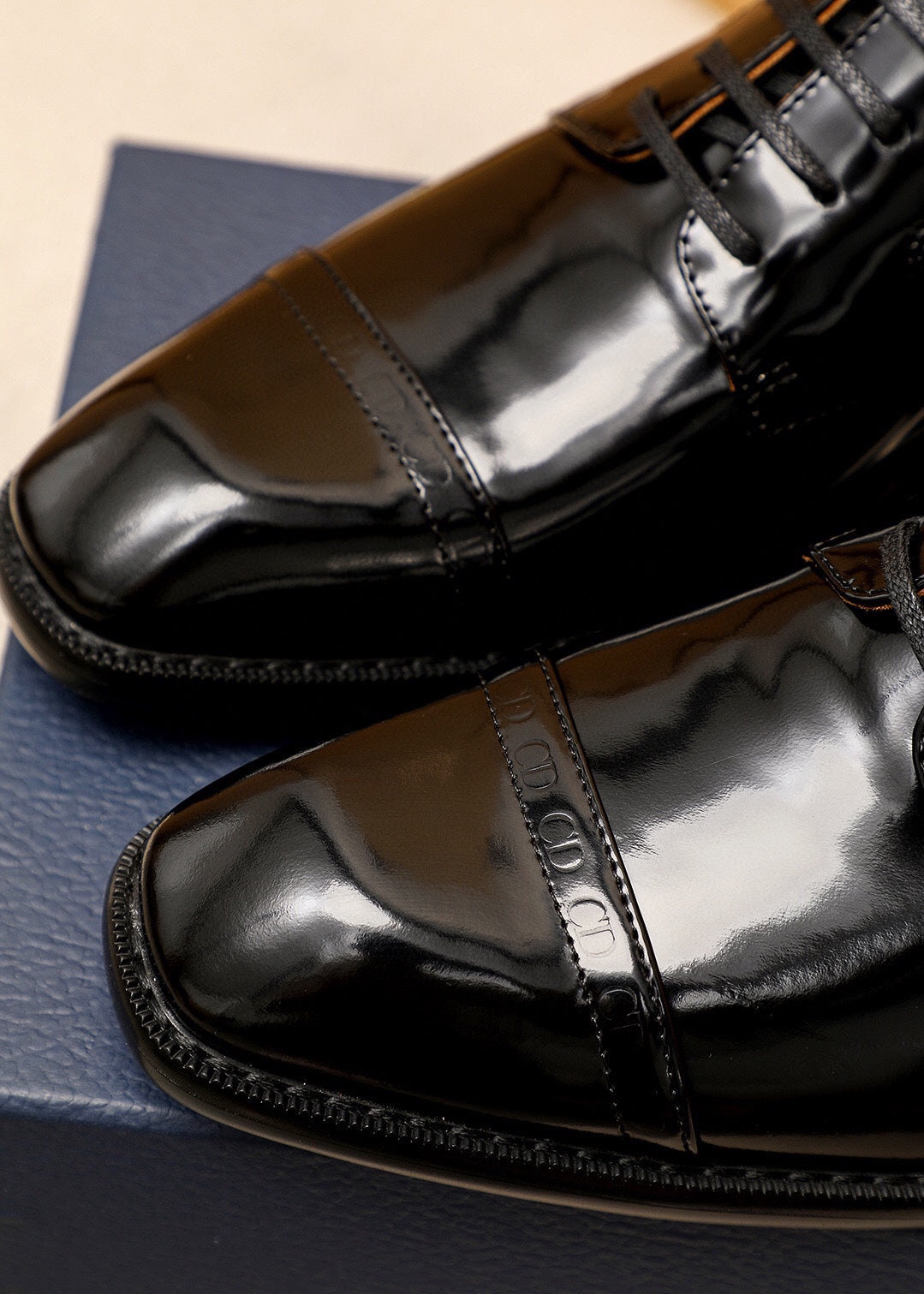 CD Derby Shoe Black Patent Leather 638976