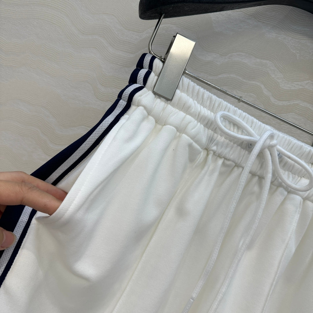 Celine Sports Short White Cotton
