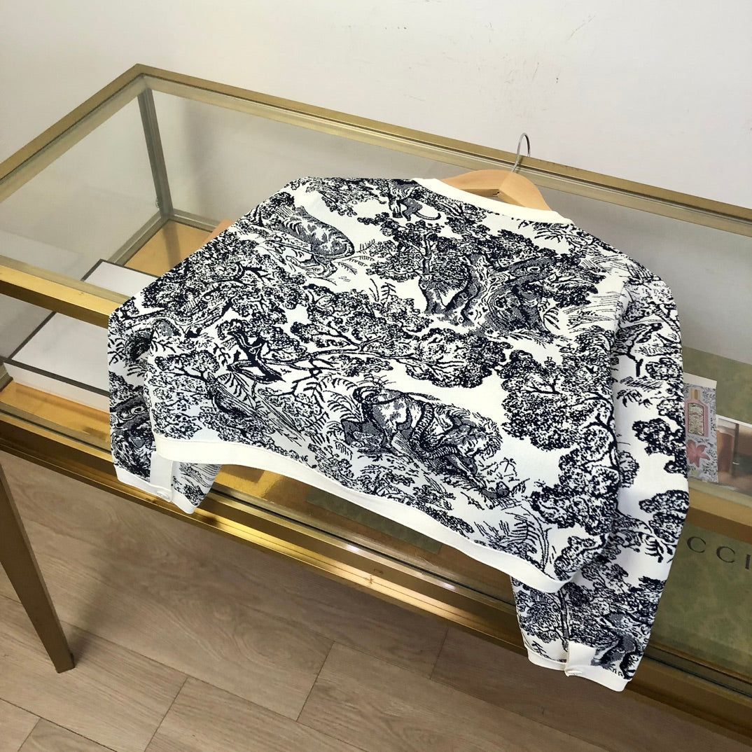 CD 25 Sauvage Print Short Jacket 296209
