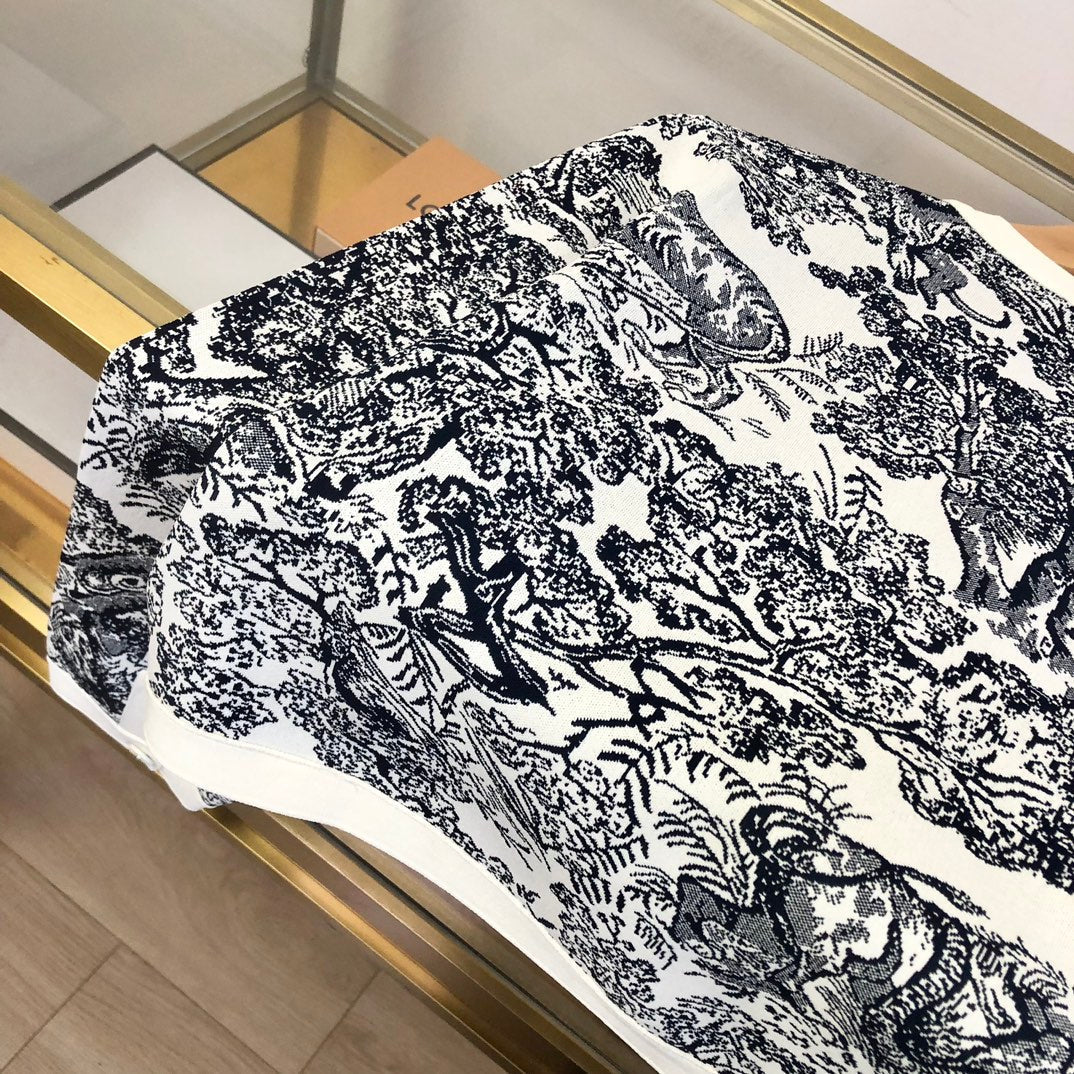 CD 25 Sauvage Print Short Jacket 296209