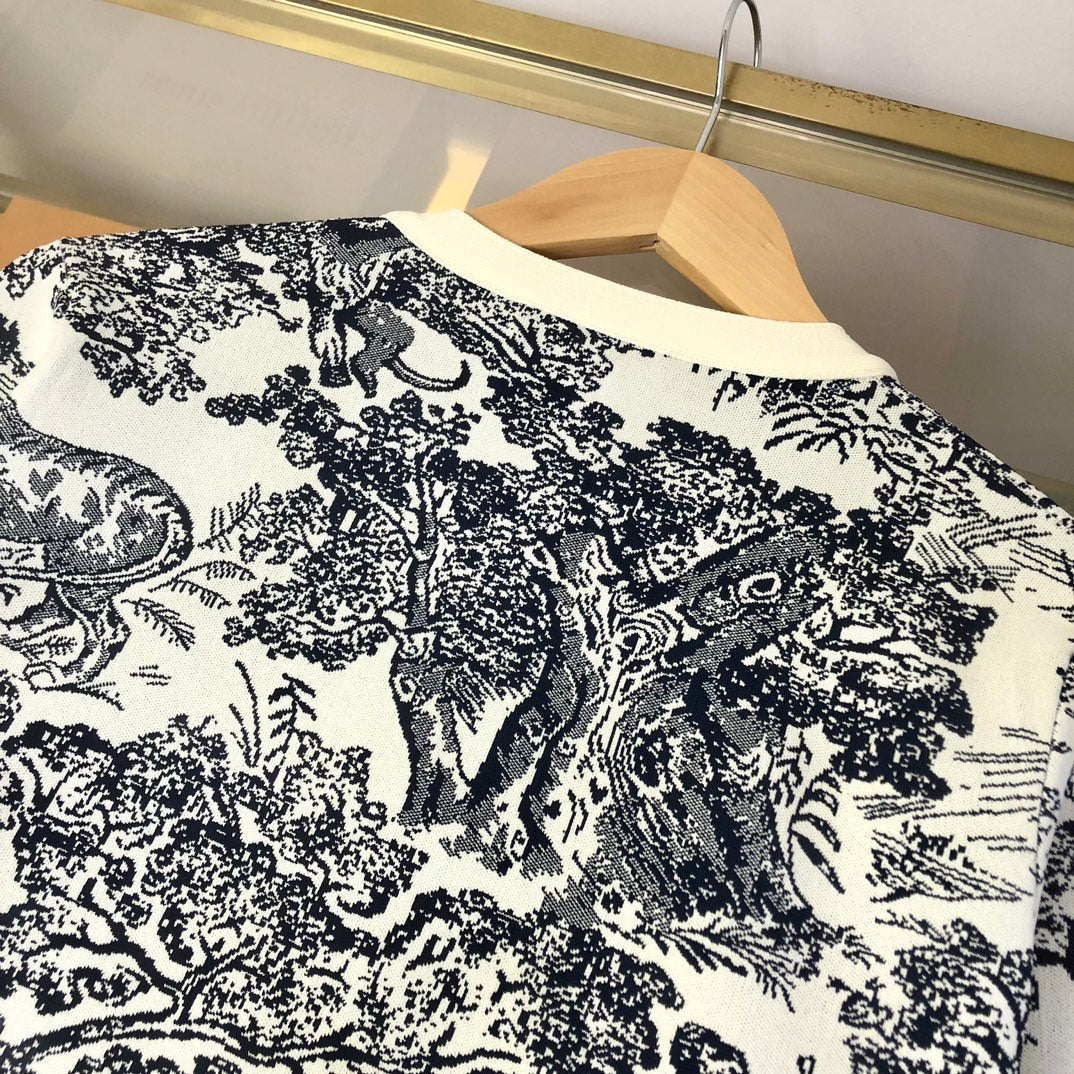 CD 25 Sauvage Print Short Jacket 296209