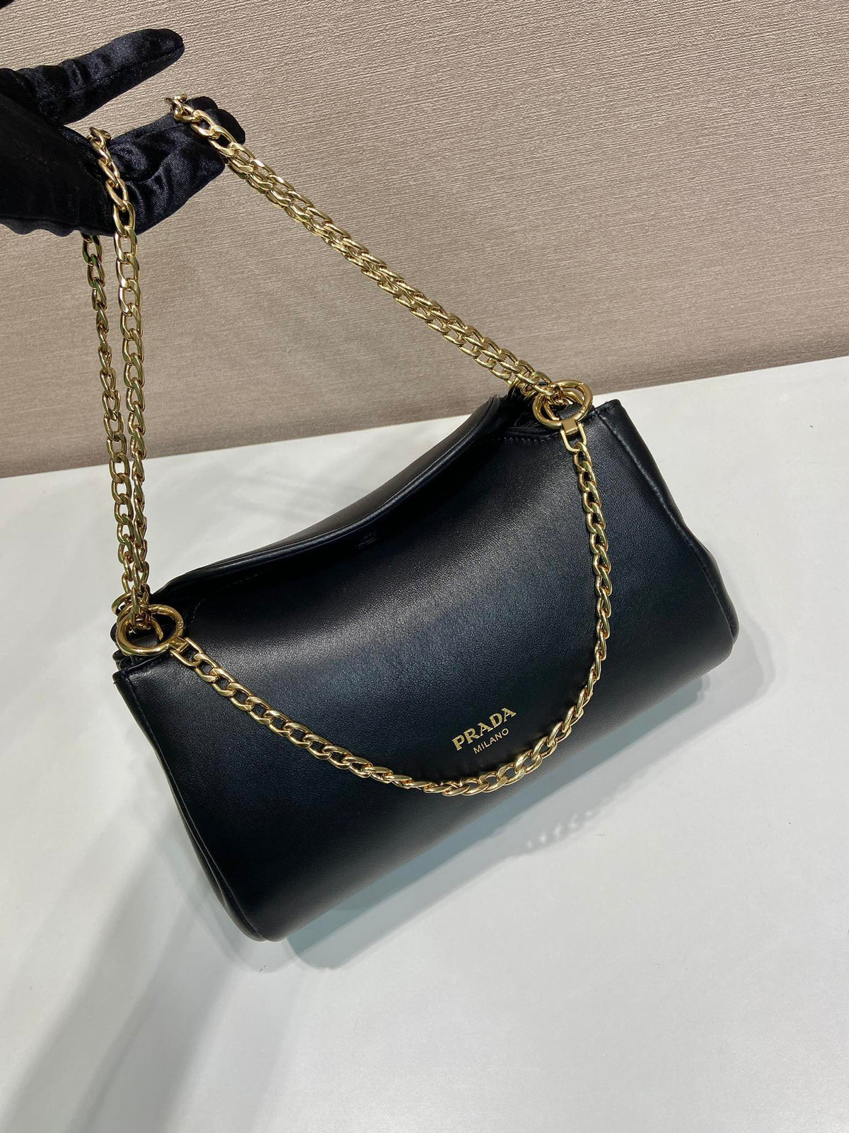 PRA Tumulte bag 24 black leather  280838