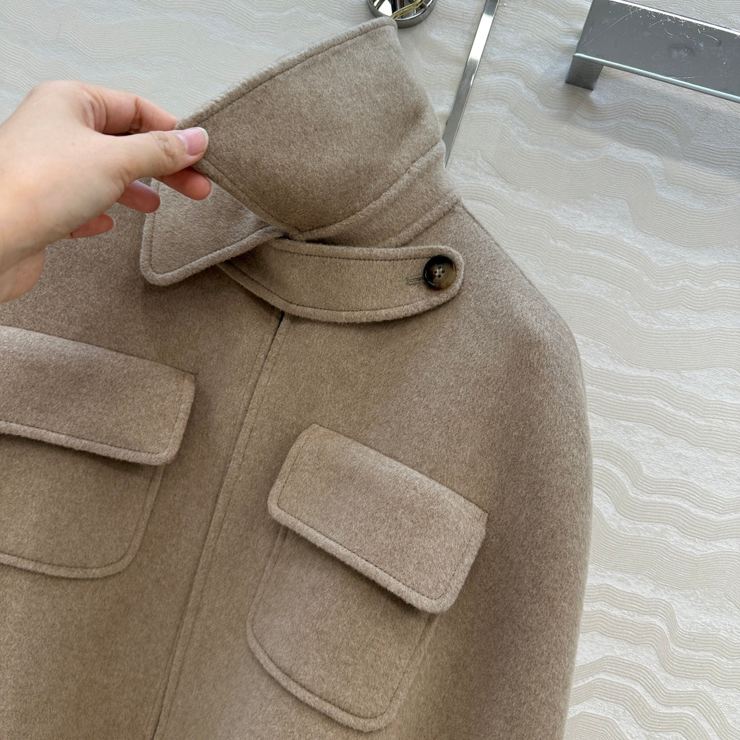 LP 25 Gilda Cape Light Beige Cashmere Wool 314023