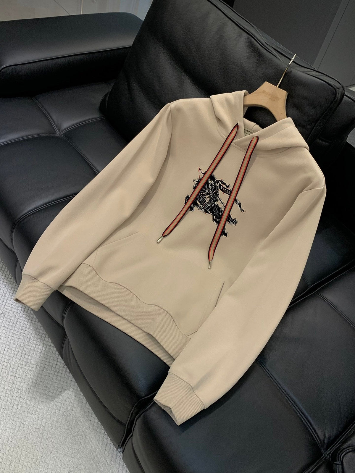 Burberry 25 Hooded Sweatshirt Beige Cotton