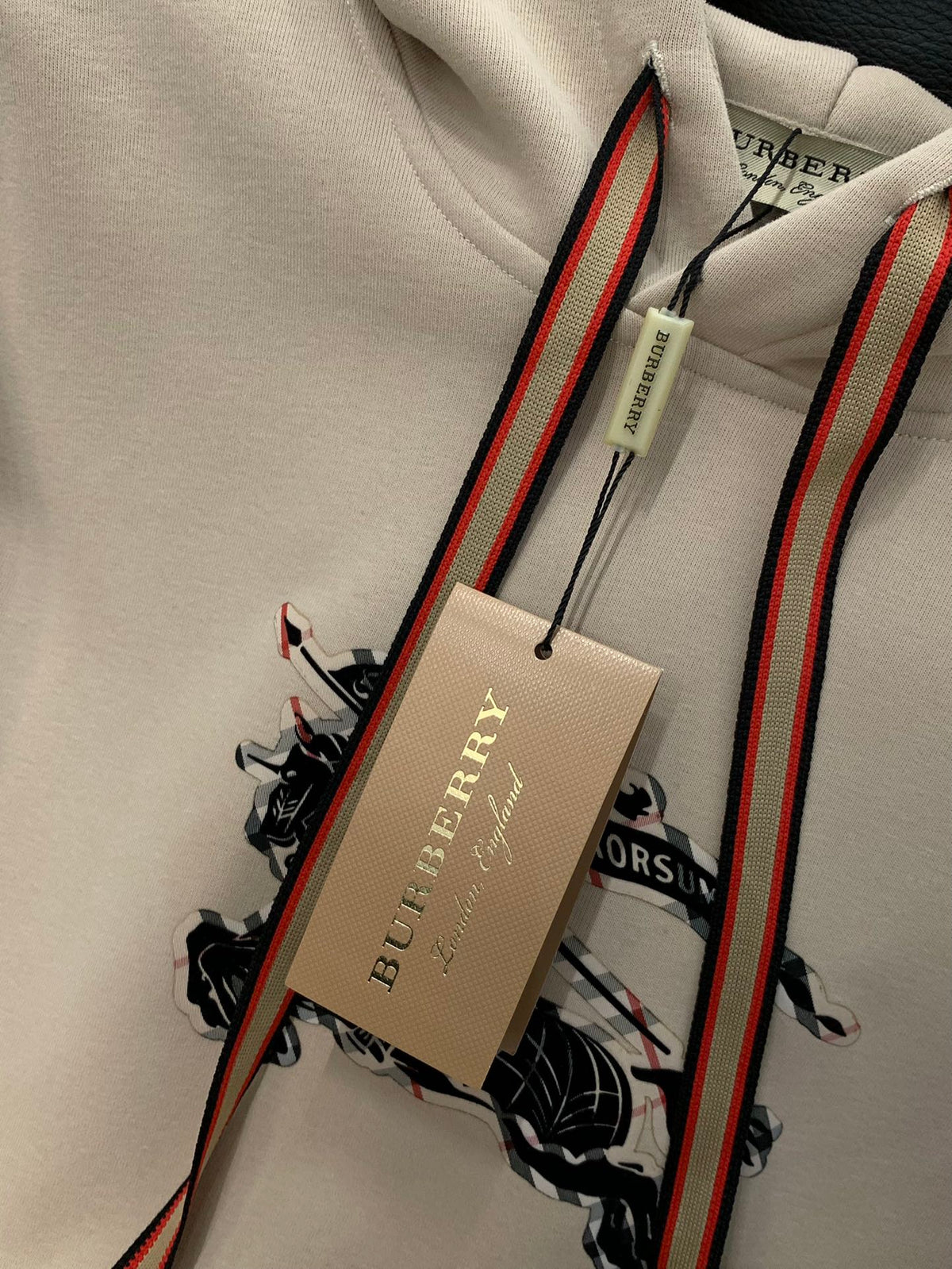 Burberry 25 Hooded Sweatshirt Beige Cotton