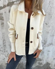 THASHA - Casual Lapel Single-breasted Jacket #AMO9149