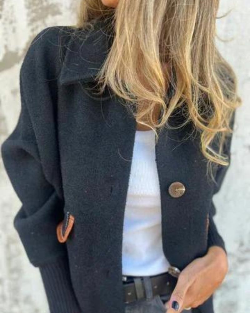 THASHA - Casual Lapel Single-breasted Jacket #AMO9149