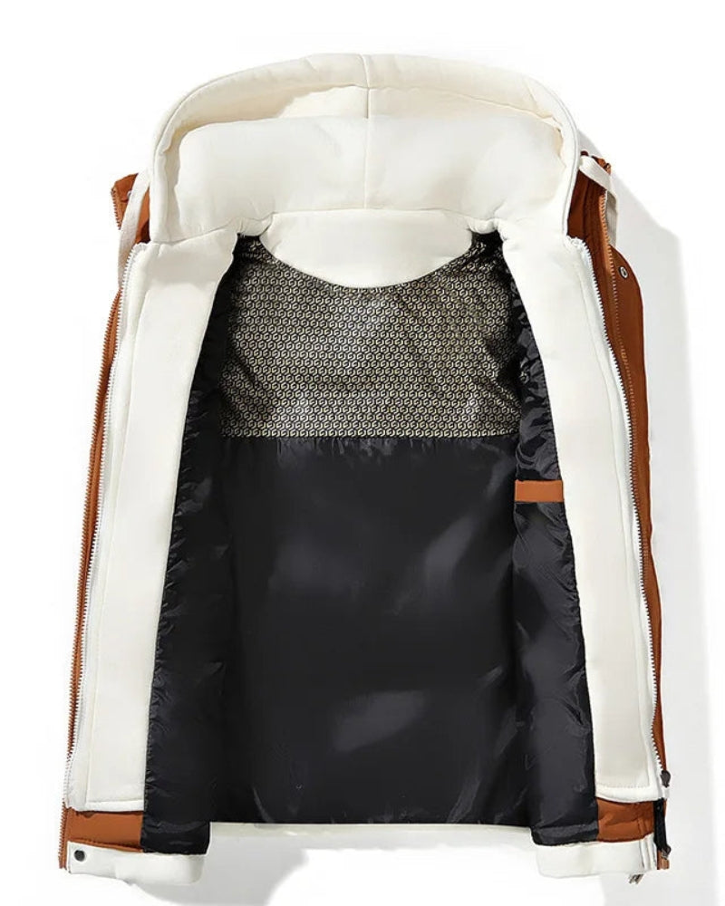 VELORA - Soft Shell Hooded Puffer Gilet VIE5171