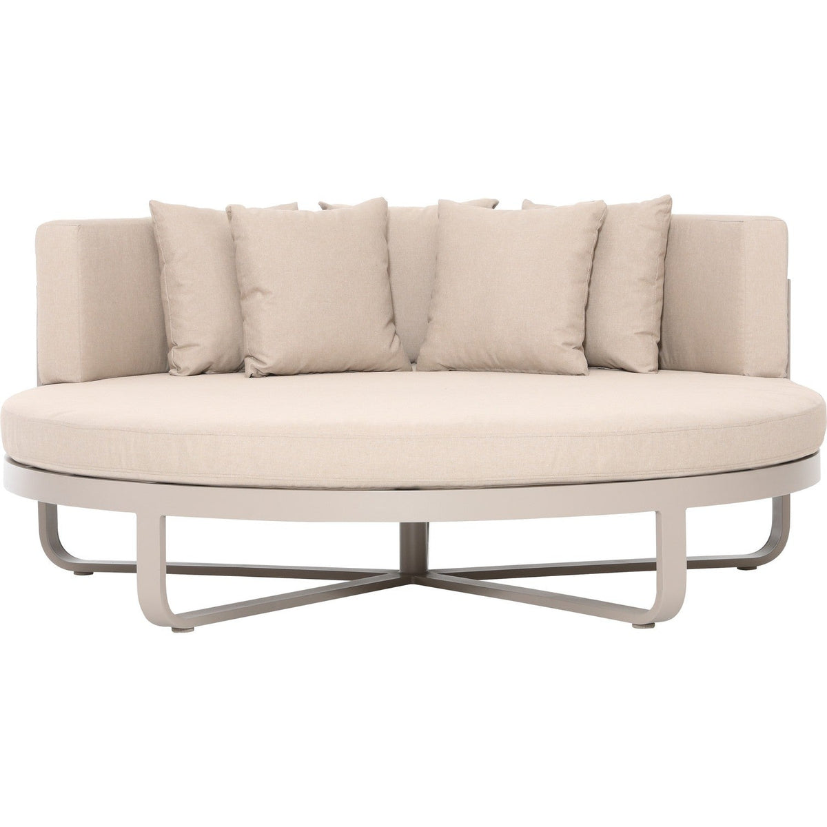 DekoLiving COP30503 Meliazzo Round Outdoor Daybed & Table