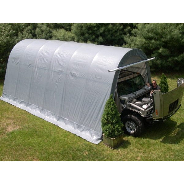 Rhino Shelters Instant Garage Round 14'Wx24'Lx10'W