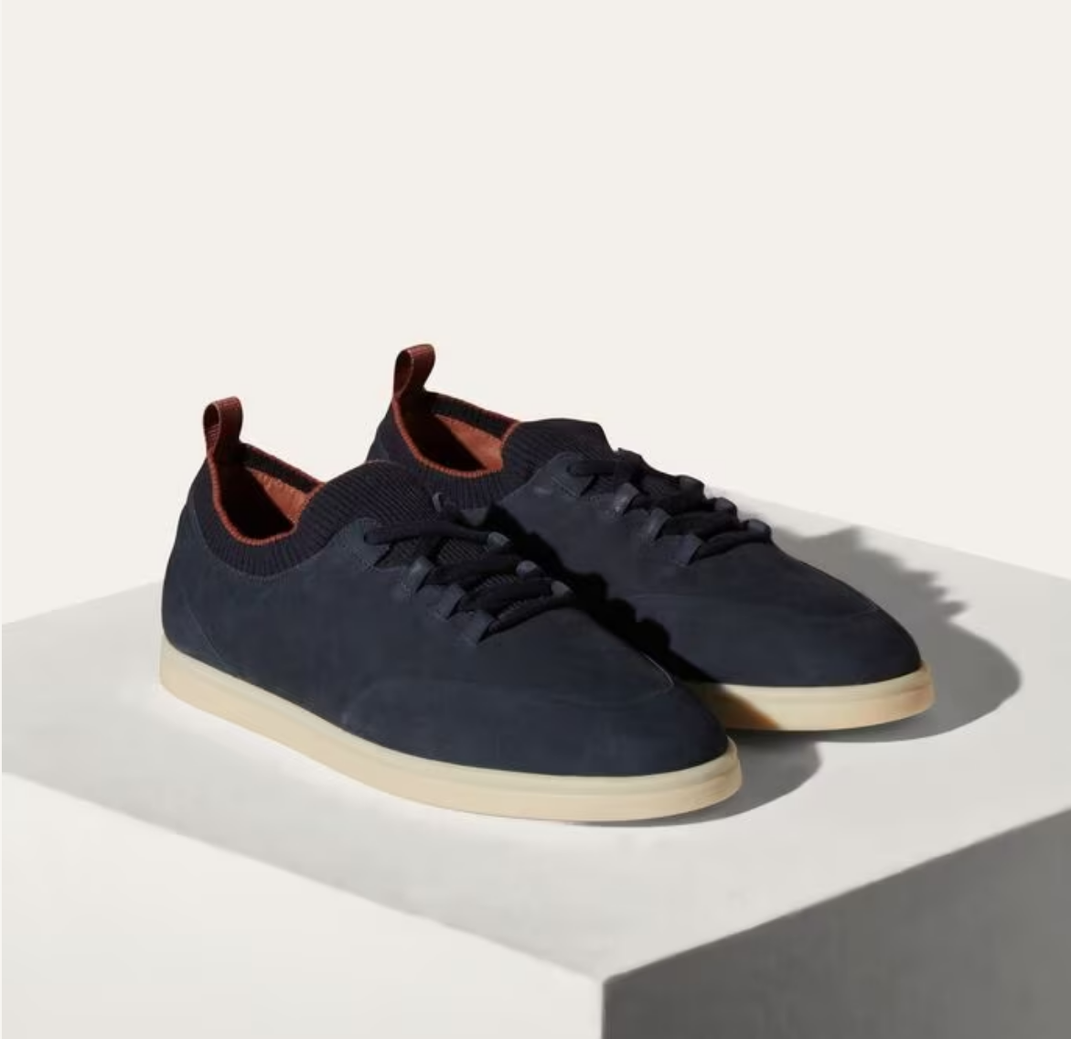 Loro Piana Soho Walk Sneaker Navy Blue