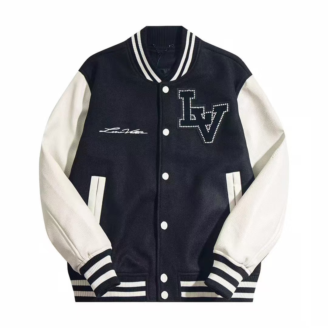 LV Signature Varsity Blouson Black White
