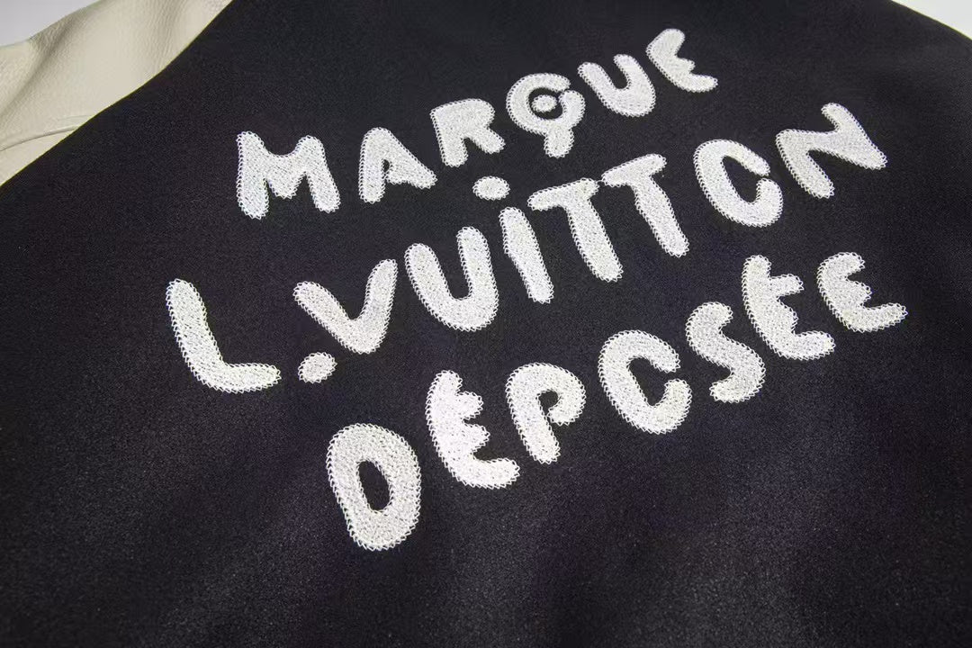 LV Signature Varsity Blouson Black White