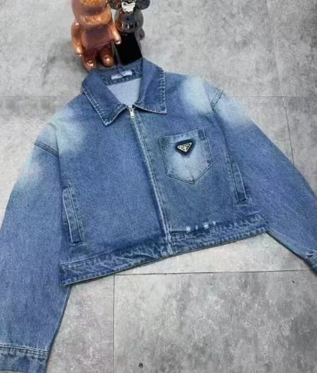 Pra Cropped Denim Jacket