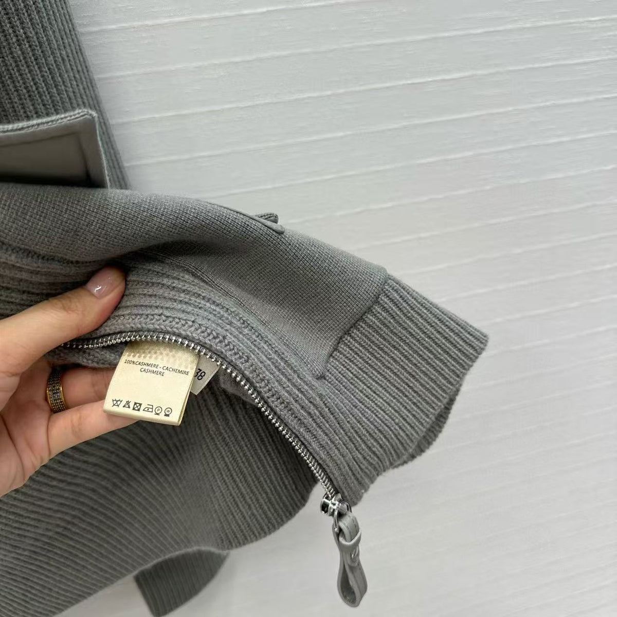 HM 25 Jacket Grey Wool 02649