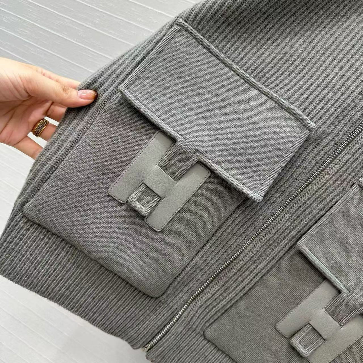 HM 25 Jacket Grey Wool 02649