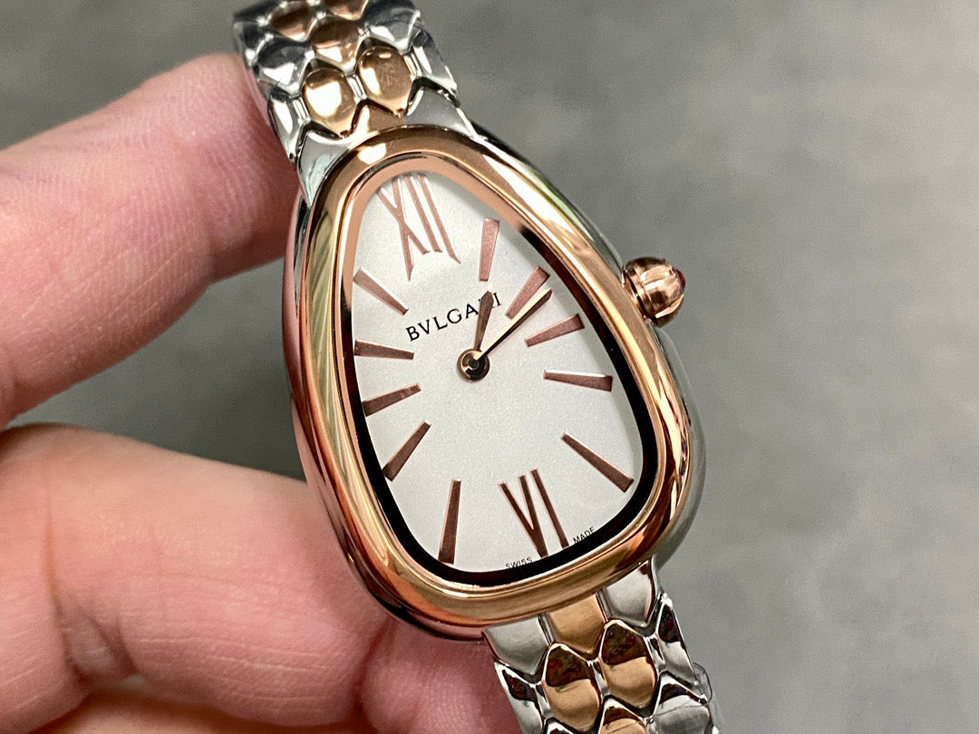 SERPENTI SEDUTTORI QUARTZ TWO TONE 33MM