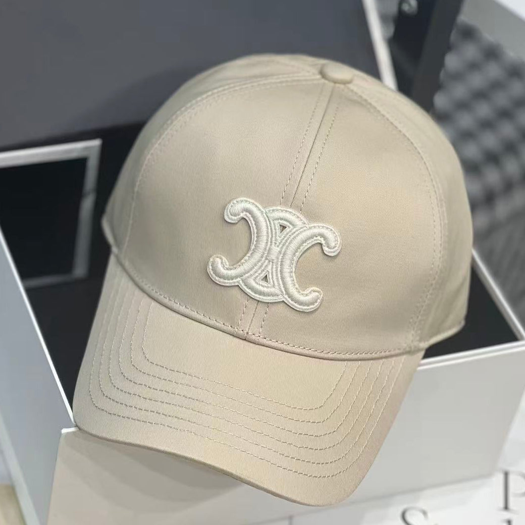 Celine Cap Beige Cotton