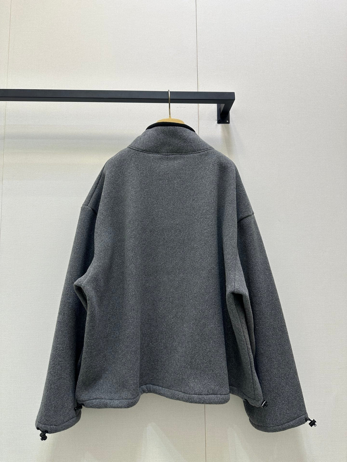 Miumiu 2026 Fleece Sweatshirt Grey Polyester