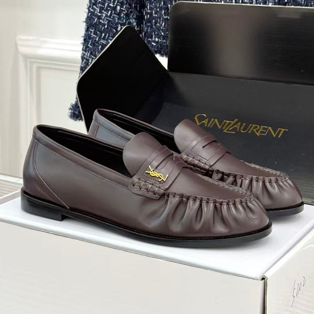 YSL 2026 Loafer Suede Leather