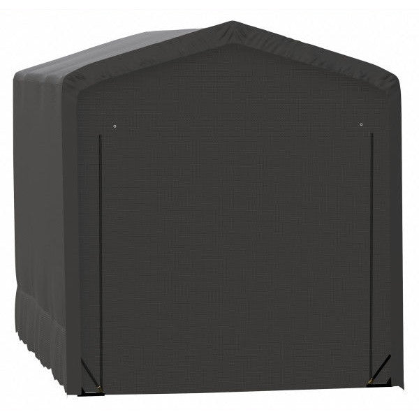 ShelterLogic ShelterTube Wind and Snow-Load Rated Garage, 14 ft. Wide Gray