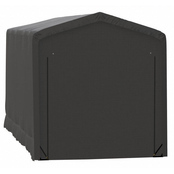 ShelterLogic ShelterTube Wind and Snow-Load Rated Garage, 14 ft. Wide Gray