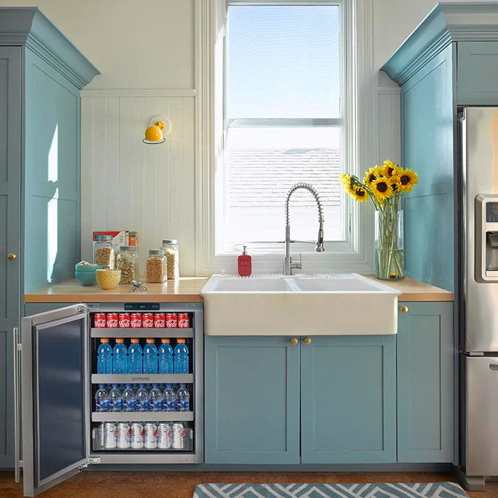 Sapphire ADA Refrigerator 24" with Factory Installed Lock