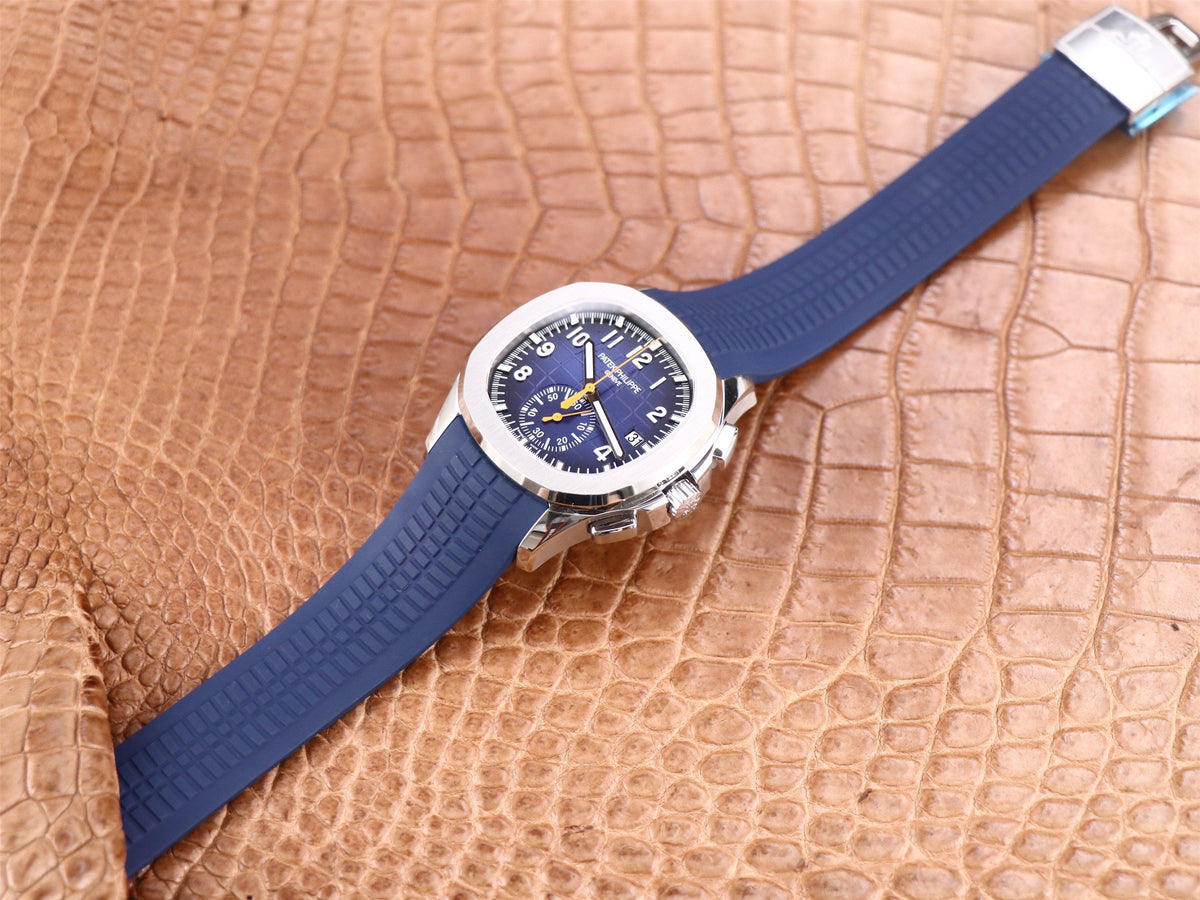 PATEK AQUANAUT CHRONOGRAPH STAINLESS STEEL BLUE