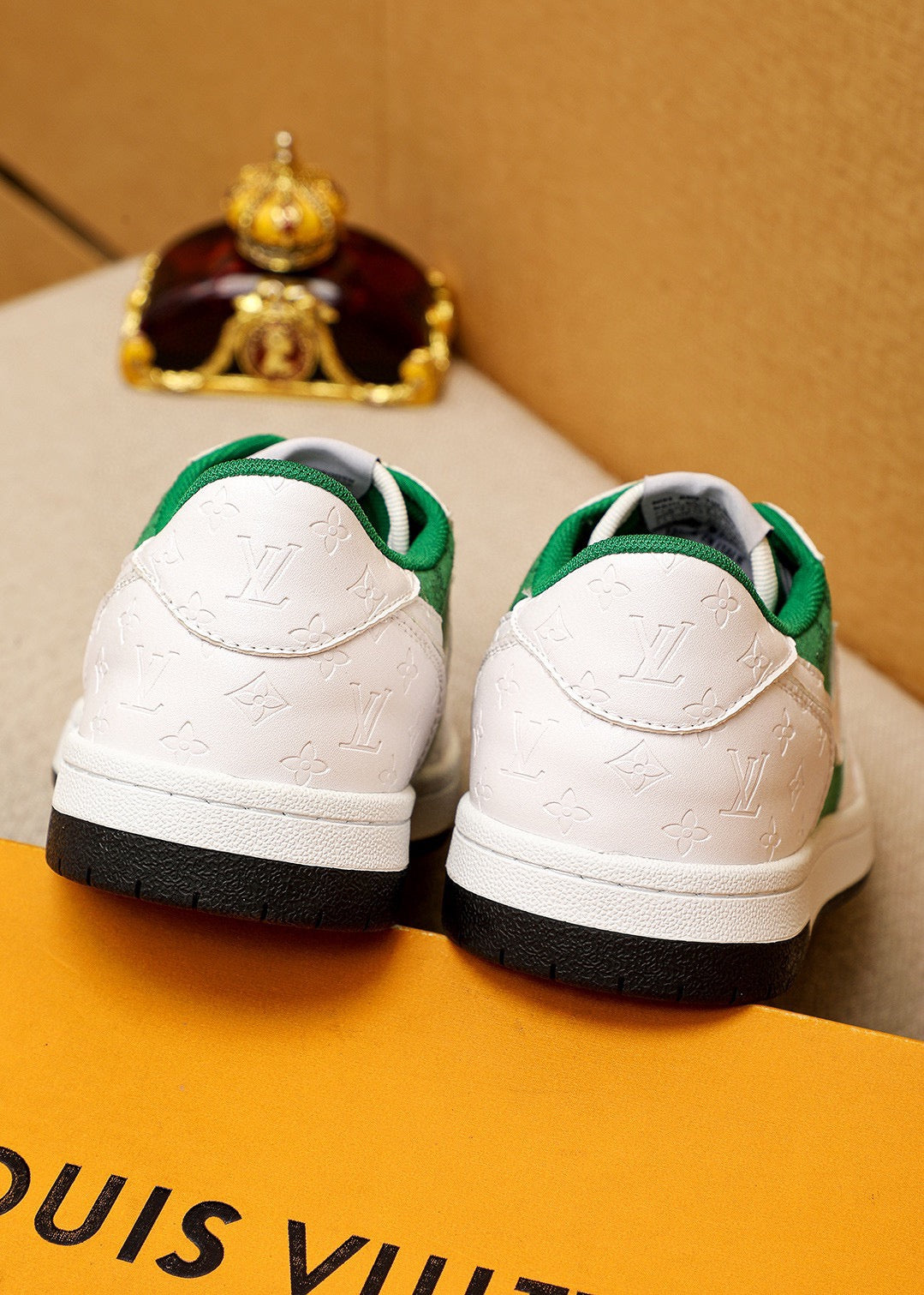 AIR FORCE LV MONOGRAM SNEAKER WHITE GREEN