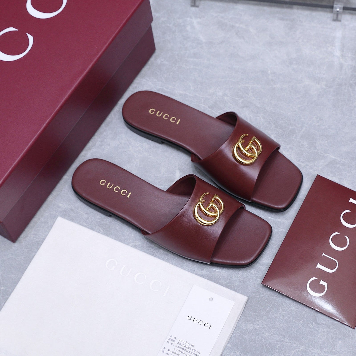 Gucci 2026 Slipper Leather 758565
