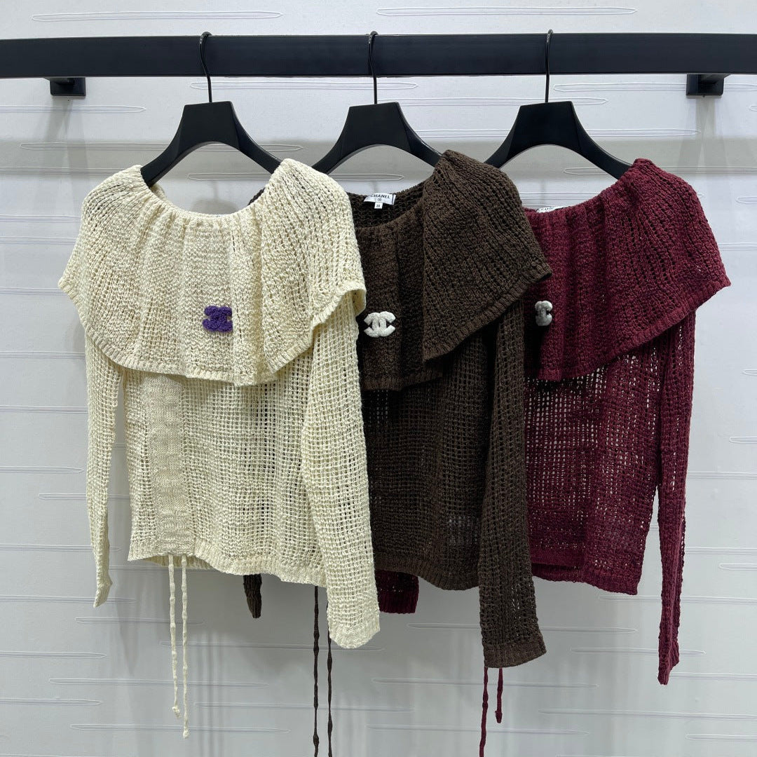 Chanel 2026 Ruffle Collar Long Sleeves Wool