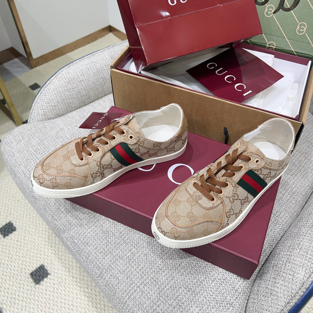 Gucci 2026 Stretch Sneaker Canvas Leather 948358
