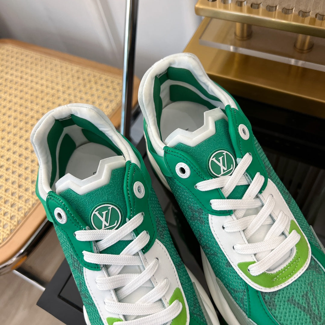 LV RUN 55 SNEAKER GREEN
