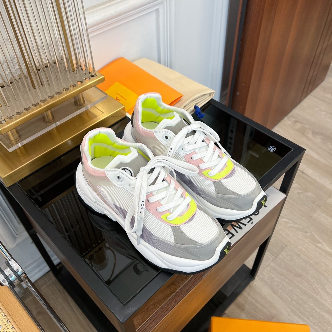 LV RUN 55 SNEAKER GREEN PLANTAIN