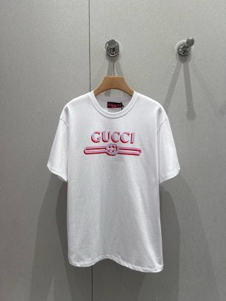Gucci 25 Print Round Neck Short-sleeved T-shirt Cotton 209549