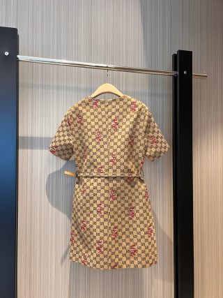 Gucci Beige Polyester Fiber
