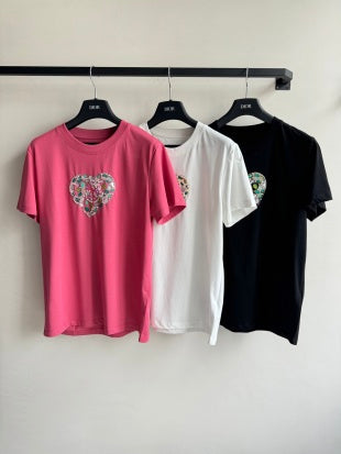 CD Heart t-shirt Cotton
